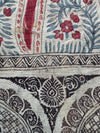 Paire de 1982 - Fragment de Toraja textile Kalamkari Antique Indian Tissu Kalamkari