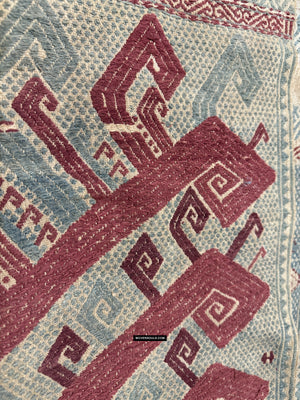 1983 Rare Museum Quality Palepai Palepai Sumatra Textile avec conception de double navire