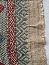 1983 Seltenes Museum Qualität Antiques Palepai Sumatran Textil mit Doppelschiffdesign