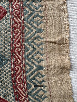 1983 Rare Museum Quality Palepai Palepai Sumatra Textile avec conception de double navire