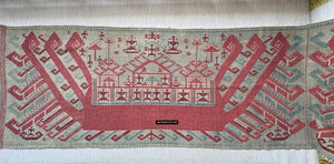 1983 Rare Museum Quality Antique Palepai Sumatran Textile with Double Ship design