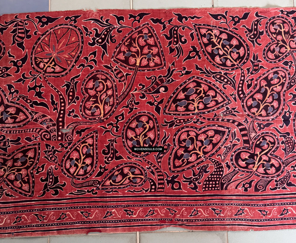 1987 SOLD Complete Antique Indian Trade Textile / Indonesian Cloth