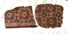 2031 Pair Antique Indian Trade Textile  Patola print Toraja Fragment