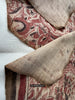 2032 Pair - Antique Indian Trade Textile Print Toraja Fragment - Earth shades