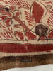 2032 Pair - Antique Indian Trade Textile Print Toraja Fragment - Earth shades