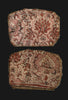 2032 Pair - Antique Indian Trade Textile Print Toraja Fragment - Earth shades