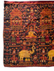 2037 Old Cambodian Silk Ikat Pidan Temple Hanging