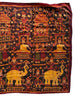 2037 Old Cambodian Silk Ikat Pidan Temple Hanging