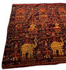 2037 Old Cambodian Silk Ikat Pidan Temple Hanging
