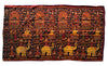2037 Old Cambodian Silk Ikat Pidan Temple Hanging