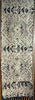 2039 Vintage Blue Silk Laotian WeavingTextile Art