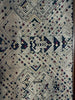 2039 Vintage Blue Silk Laotian WeavingTextile Art