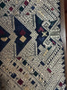 2039 Vintage Blue Silk Laotian WeavingTextile Art