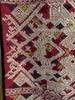 2041 Vintage Silk Laotian Weaving Textile Art