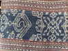 2054 Splendido Sikka / Flores / Indonesia Ikat Weaving Indaco e Rosso