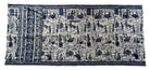 Vintage Indigo Batik Cirebon Narrative Wayang