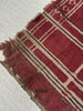 2058 Paire Antique Indian Trade Textile Patola imprimé Toraja Fragment