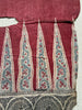 2060 Frammento di Toraja tessile Kalamkari di stoffa commerciale indiana antica