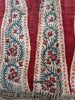 2060 Frammento di Toraja tessile Kalamkari di stoffa commerciale indiana antica