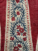2060 Frammento di Toraja tessile Kalamkari di stoffa commerciale indiana antica