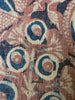2062 Fragment Toraja textile du commerce indien antique - Fleurs indigo