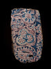2062 Antique Indian Trade Textile Toraja Fragment - Indigo flowers
