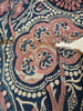 2063 Fragment Toraja textile du commerce indien antique - Fleurs indigo