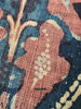 2063 Fragment Toraja textile du commerce indien antique - Fleurs indigo