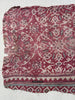 2064 Antiker indischer Textil-Patola-Druck, Toraja-Fragment