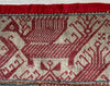 2068 Antikes Tampan Kalianda Tampan Schiffsstoff-Textilfragment