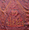 2070 Tissu de bateau antique en soie cambodgienne Ikat Pidan Ikat