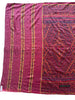2070 Tissu de bateau antique en soie cambodgienne Ikat Pidan Ikat
