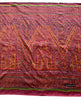 2070 Tissu de bateau antique en soie cambodgienne Ikat Pidan Ikat