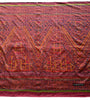 2070 Tissu de bateau antique en soie cambodgienne Ikat Pidan Ikat