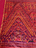 2070 Tissu de bateau antique en soie cambodgienne Ikat Pidan Ikat
