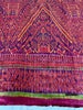 2070 Tissu de bateau antique en soie cambodgienne Ikat Pidan Ikat