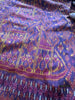 2070 Tissu de bateau antique en soie cambodgienne Ikat Pidan Ikat