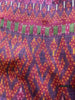 2070 Tissu de bateau antique en soie cambodgienne Ikat Pidan Ikat