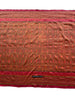 2071 Old Cambodian Khmer Ikat Silk Sampot w Green