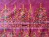2071 Old Cambodian Khmer Ikat Silk Sampot w Green