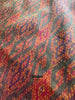 2071 Old Cambodian Khmer Ikat Silk Sampot w Green