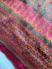 2071 Old Cambodian Khmer Ikat Silk Sampot w Green