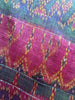2071 Old Cambodian Khmer Ikat Silk Sampot w Green
