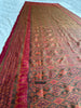 2071 Old Cambodian Khmer Ikat Silk Sampot w Green