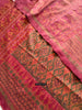 2071 Old Cambodian Khmer Ikat Silk Sampot w Green