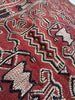 2073 Antique Iban Pua Sungkit Textile - Superb Red