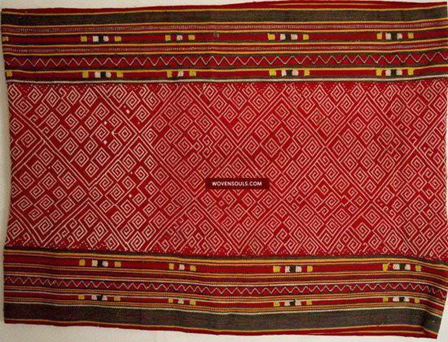 208 Vintage Woven Pilih Bidang Skirt from Borneo-WOVENSOULS-Antique-Vintage-Textiles-Art-Decor