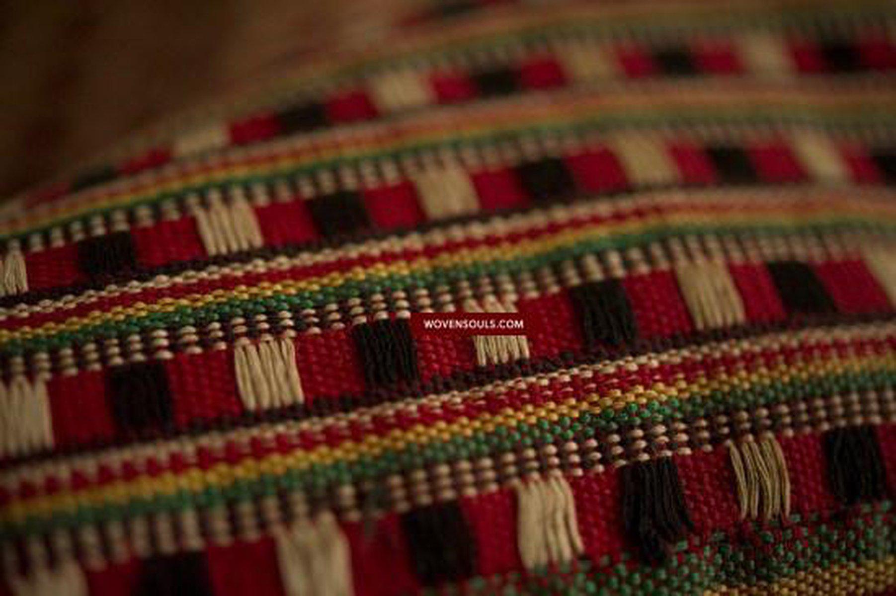 209 Woven Pilih Bidang Dayak Skirt from Borneo-WOVENSOULS-Antique-Vintage-Textiles-Art-Decor