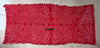 2091 Bandhani-Batikschal aus roter Seide