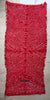 2091 Bandhani-Batikschal aus roter Seide